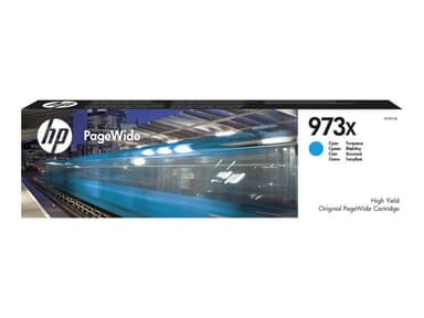HP bläckpatron 973X Original PageWide Cyan