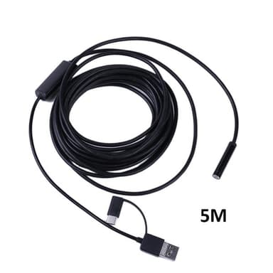 Sond- och inspektionskamera 5 m för  mobiltelefon -Micro-usb / Typ C / PC