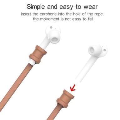 Silikonstraps till True Wireless Earpods - Svart