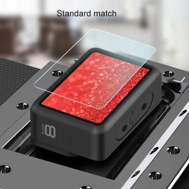 GoPro HERO8 Black Lins+ LCD Displayfilm i Tempererat Glas