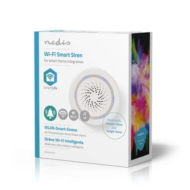 Nedis Wifi smart siren/ Larm- eller ljudsignal 85 dB