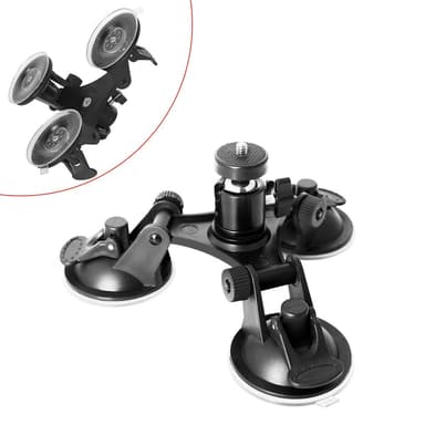 Tripod - trebensstativ med sugproppar 360°