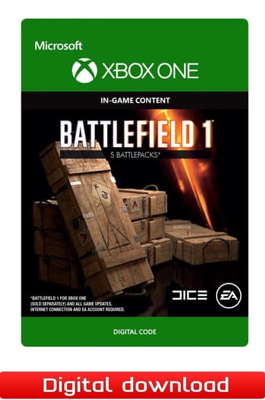 Battlefield 1 Battlepack X 5 - XBOX One