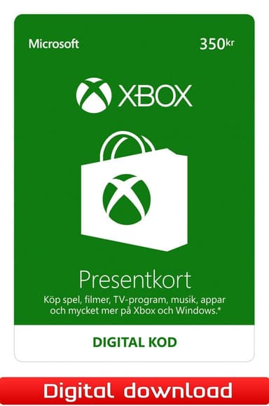 Xbox Live presentkort 350 SEK