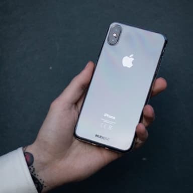 Nudient iPhone Xs fodral (transparent)