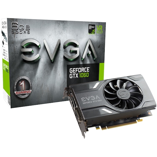 EVGA GeForce GTX 1060 Gaming grafikkort 6G