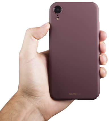 Nudient iPhone XR fodral (sangria red)