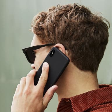 Nudient iPhone XR fodral (stealth black)