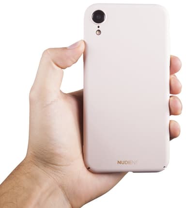 Nudient iPhone XR fodral (candy pink)