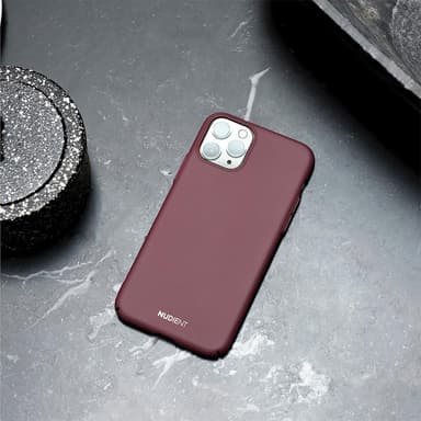 Nudient iPhone 11 Pro fodral (sangria red)