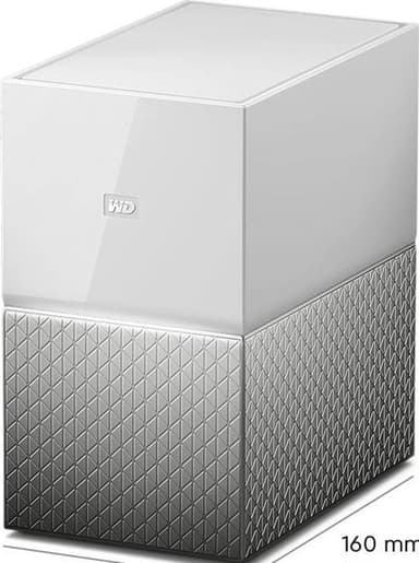 WD My Cloud Home Duo nätverkslagring (12 TB)