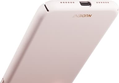 Nudient iPhone XR fodral (candy pink)