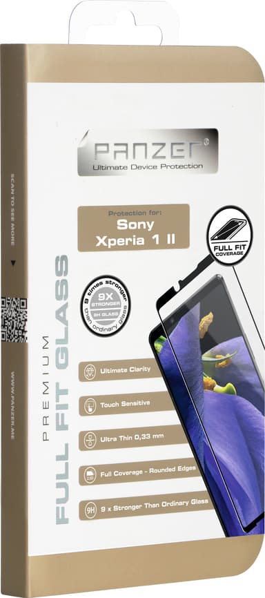 Panzer Full-Fit Xperia 1 II skärmskydd