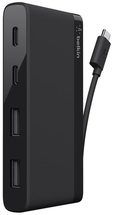 Belkin USB-C Hubb med 4 portar (svart) Belkin USB-C Hubb med 4 portar (svart)
