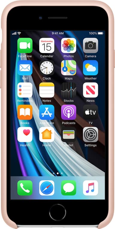 iPhone SE Gen. 2 silikonfodral (pink sand)