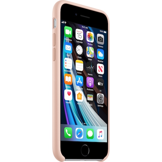 iPhone SE Gen. 2 silikonfodral (pink sand)