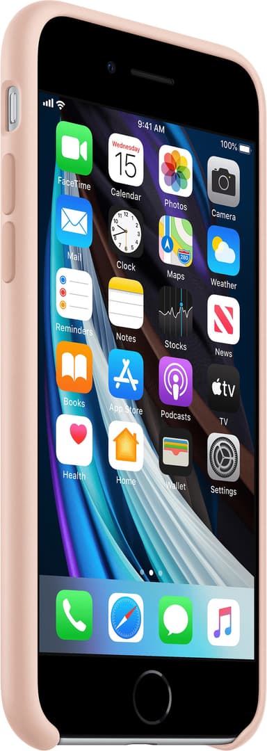 iPhone SE Gen. 2 silikonfodral (pink sand)