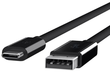 Belkin USB kabel USB-A till USB-C 1 m (svart)