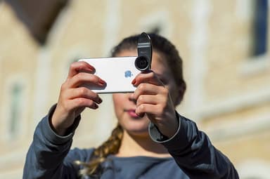 PNY 4-i-1 objektiv kit för smartphones (svart)