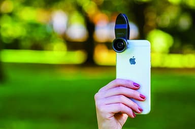 PNY 4-i-1 objektiv kit för smartphones (svart)