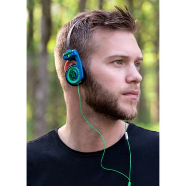 KOSS Hörlur PortaPro 3.0 On-Ear Mic Sport Blue/Green