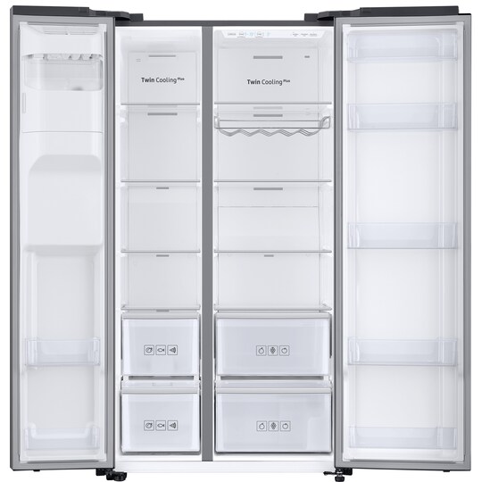 Samsung side-by-side kylskåp RS68N8231SL (stål)