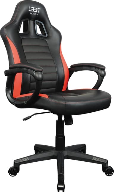 L33T Gaming Encore gamingstol (svart/röd)