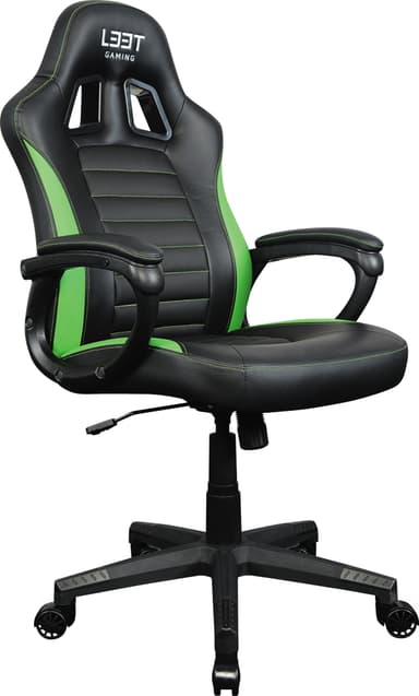 L33T Gaming Encore gamingstol (svart/grön)