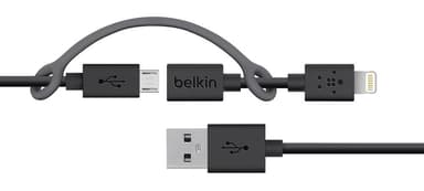 Belkin Micro USB/Lightning adapterkabel (svart)
