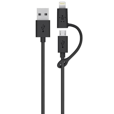 Belkin Micro USB/Lightning adapterkabel (svart)