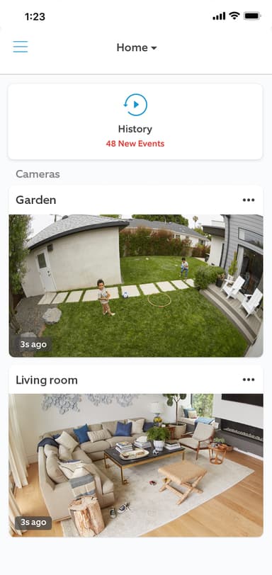 Ring Indoor Cam trådbunden säkerhetskamera (vit)