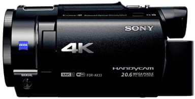 Sony FDR-AX33 4K Videokamera (svart)