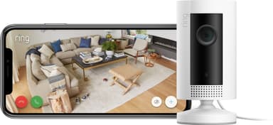 Ring Indoor Cam trådbunden säkerhetskamera (vit)