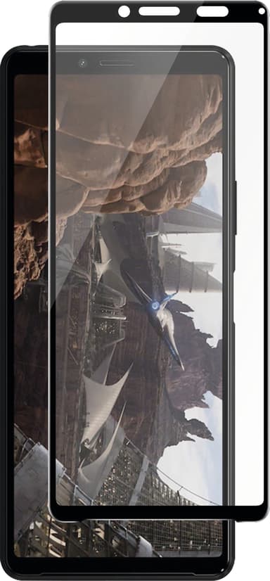 Panzer Full-Fit Sony Xperia 10 II skärmskydd (svart)
