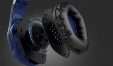 Trust GXT 488 Forze-G headset för gaming för PS4 (blå kamouflage)
