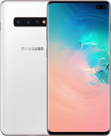 Samsung Galaxy S10 Plus smartphone (128GB/keramisk vit)