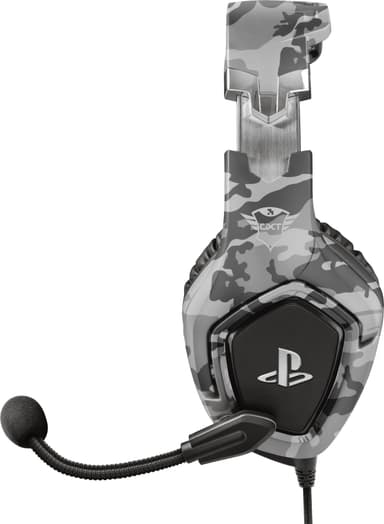 Trust GXT 488 Forze-G headset för gaming för PS4 (grå kamouflage)