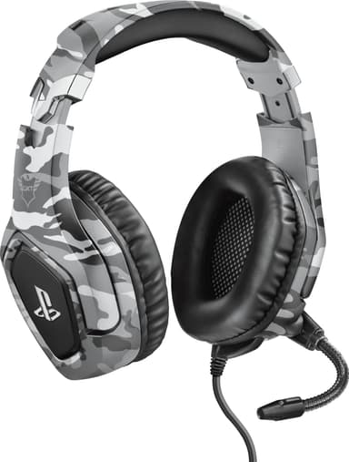 Trust GXT 488 Forze-G headset för gaming för PS4 (grå kamouflage)