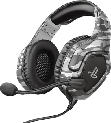 Trust GXT 488 Forze-G headset för gaming för PS4 (grå kamouflage)