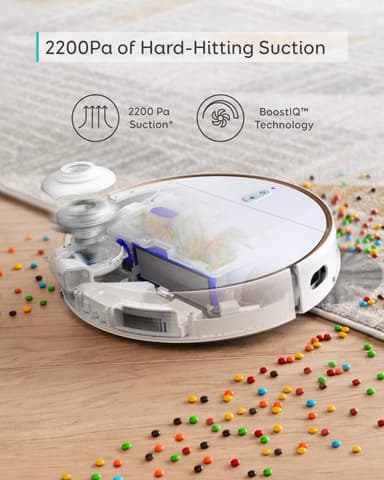Eufy Robovac L70 2-i-1 robotdammsugare och golvbricka