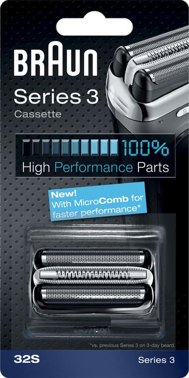 Braun Series 3 skärblad + saxhuvud 32S