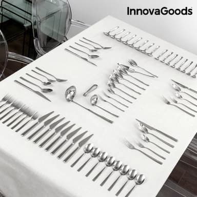 Innovagoods cook d'lux bestickset i rostfritt stål (72 delar)