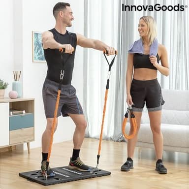 Komplett bärbart träningssystem med träningsguide gympak max innovagoods