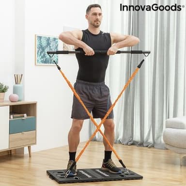 Komplett bärbart träningssystem med träningsguide gympak max innovagoods