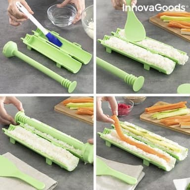 Sushiset med recept suzooka innovagoods 3 delar