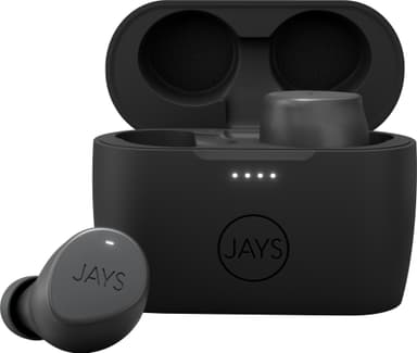 Jays m-Seven true wireless in ear-hörlurar (grå)