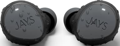 Jays m-Seven true wireless in ear-hörlurar (grå)
