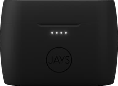 Jays m-Seven true wireless in ear-hörlurar (svarta)