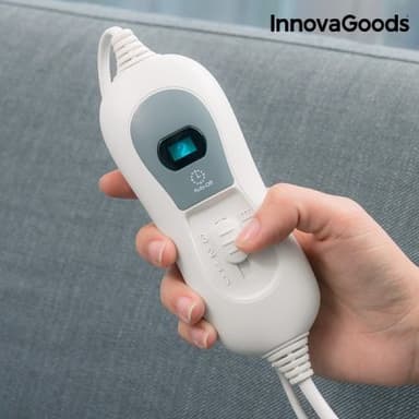 Elektrisk kudde för nacke, axlar och rygg innovagoods 60 x 90 cm 100w indigo