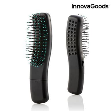 Hårborste med stimulerande vibrationsmassage innovagoods